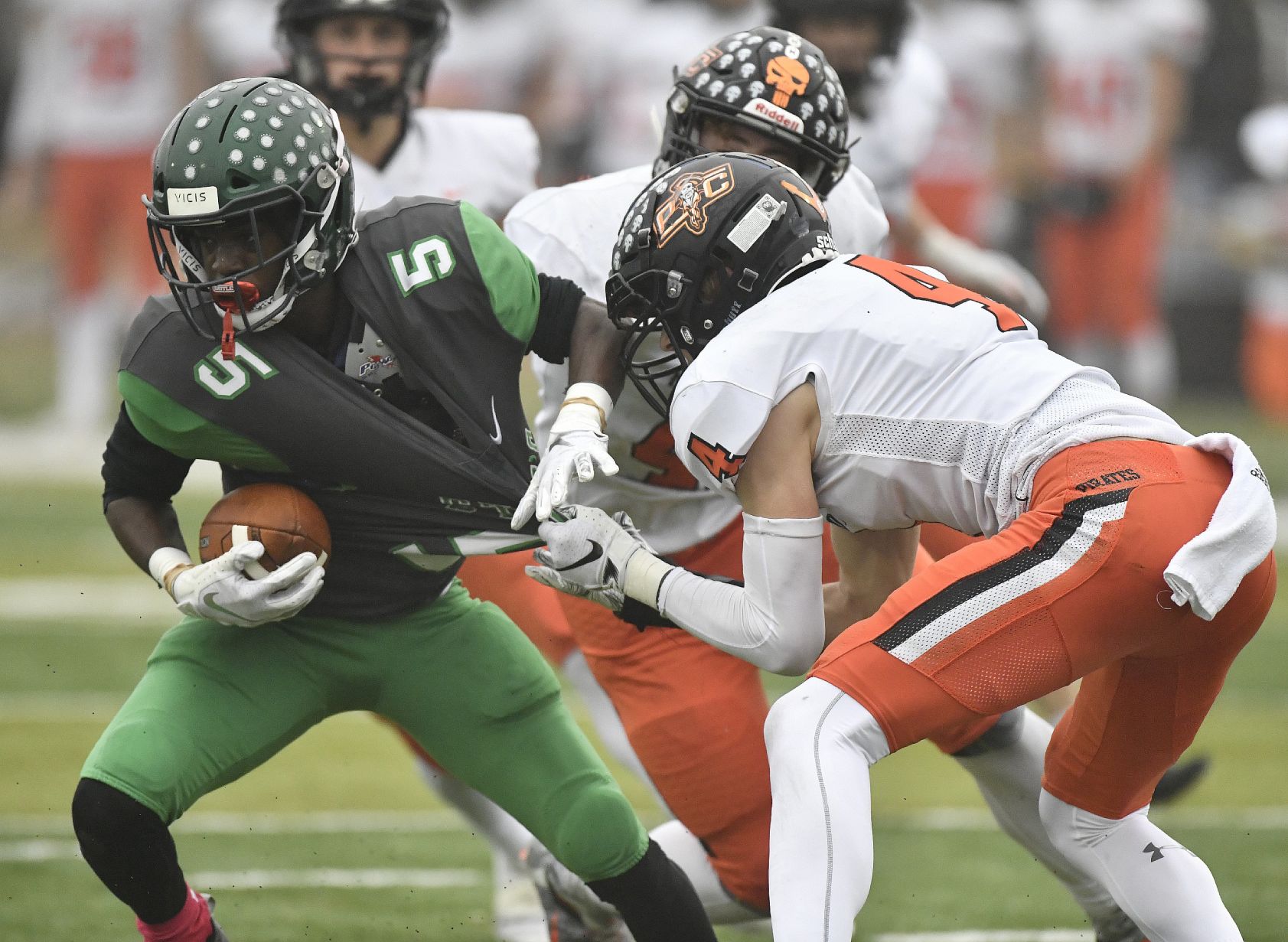 St. Mary’s vs Platte County in Class 4 Missouri state semifinal football game